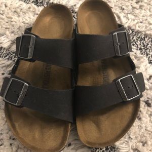 Birkenstock Microfiber Anthracite Gray- 40 Regular
